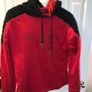 Balmain Quilted Hoodie